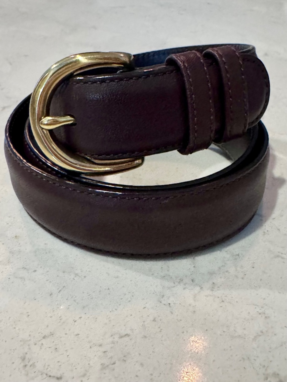 Vintage 90s Coach Leather Belt – Style #8400